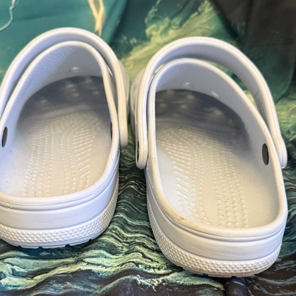 CROCS Classic Vent Clog Sandals in Light Blue
