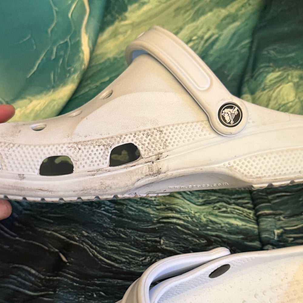 CROCS Classic Vent Clog Sandals in Light Blue