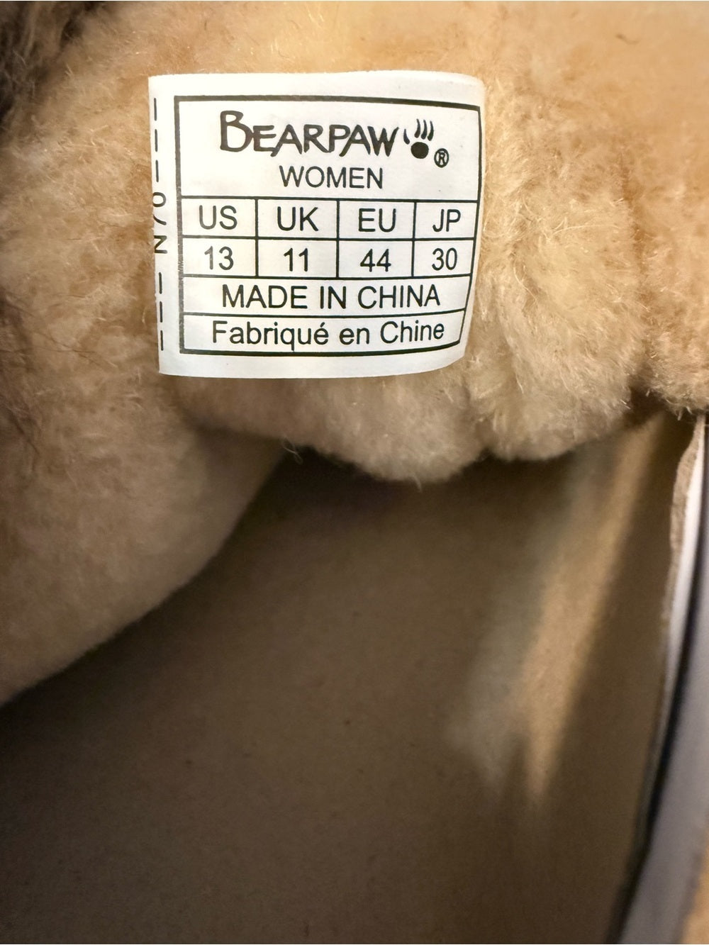 BearPaw Brown Suede Faux-Fur Tall Winter Boots with Stud Accents