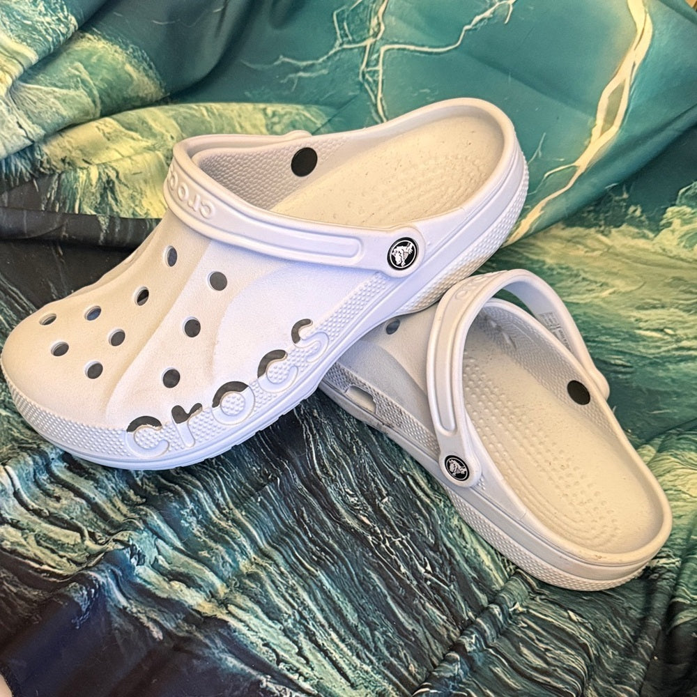 CROCS Classic Vent Clog Sandals in Light Blue