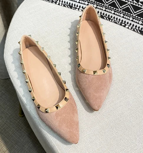 The Size Matters by House of Storms | The Siren Studded Pointed Flat