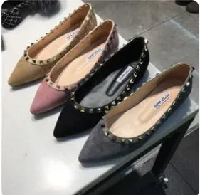 The Size Matters by House of Storms | The Siren Studded Pointed Flat