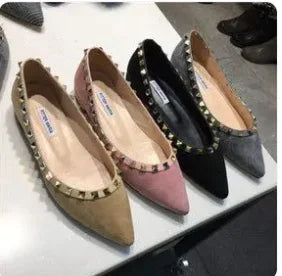The Size Matters by House of Storms | The Siren Studded Pointed Flat