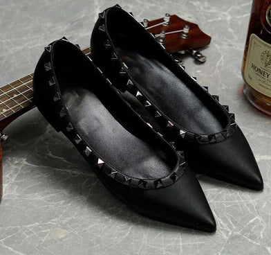 The Size Matters by House of Storms | The Siren Studded Pointed Flat