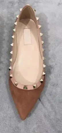 The Size Matters by House of Storms | The Siren Studded Pointed Flat