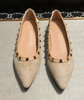 The Size Matters by House of Storms | The Siren Studded Pointed Flat