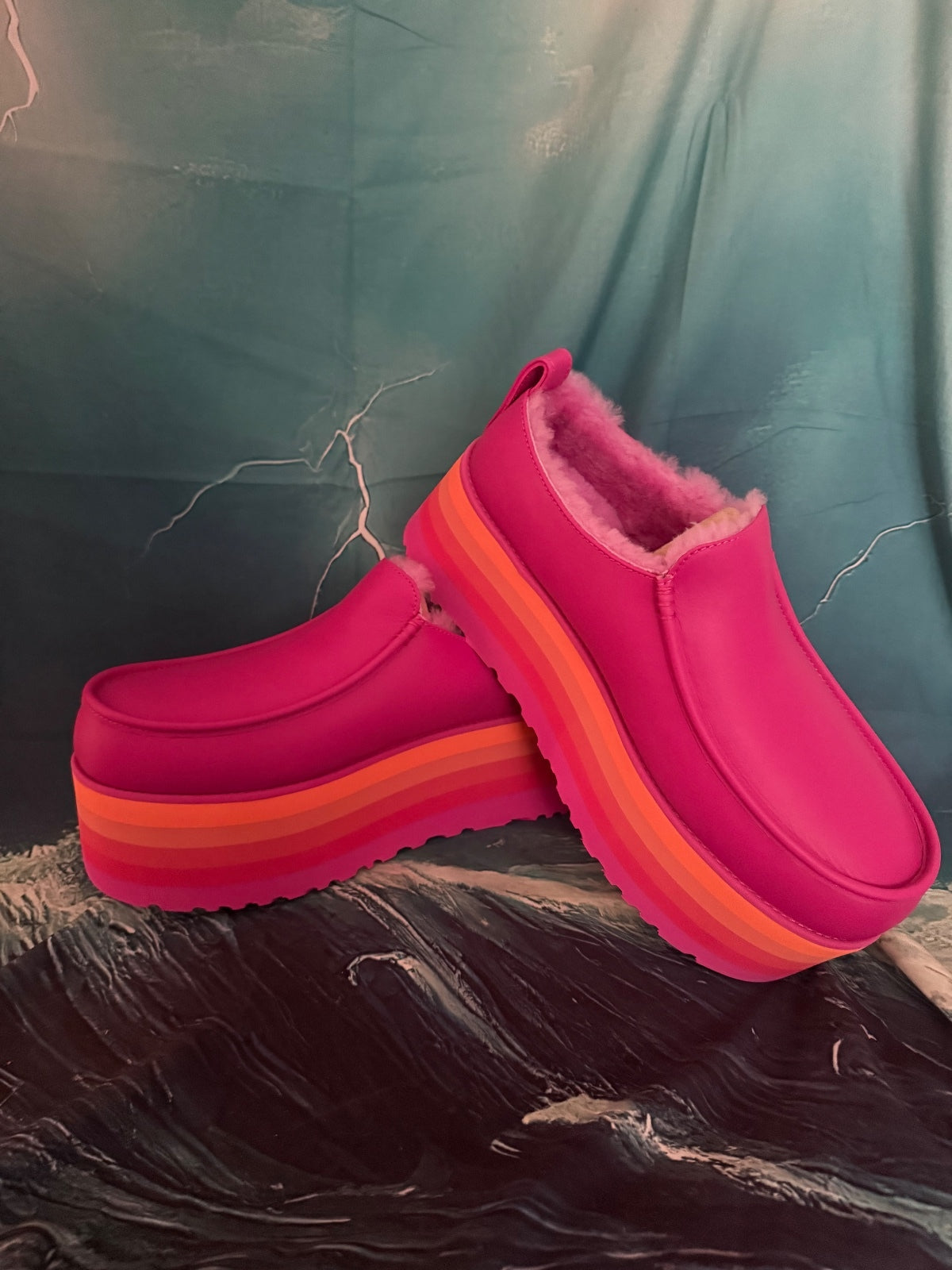 UGG Urseen Platform Slip-Ons